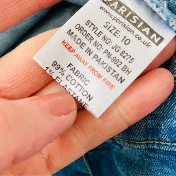 ASOS Parisian Lace Up Front Super Skinny Jeans | 6 - Picture 7 of 7